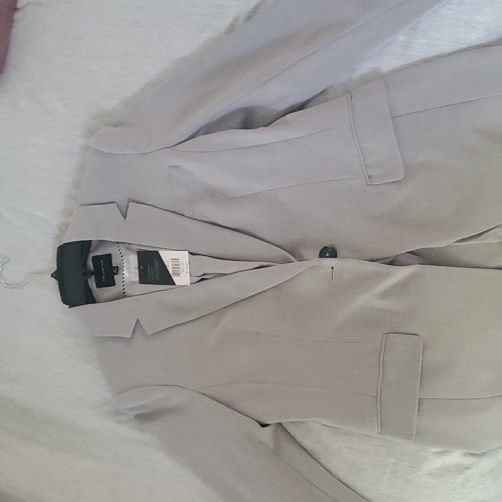 NWT The Limited grey longline blazer